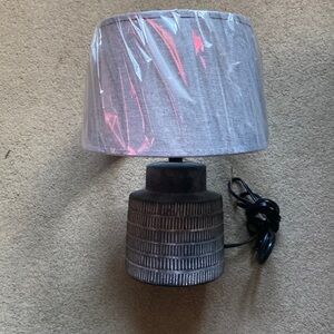 Mel rosé International llc Gray Charcoal Lamp